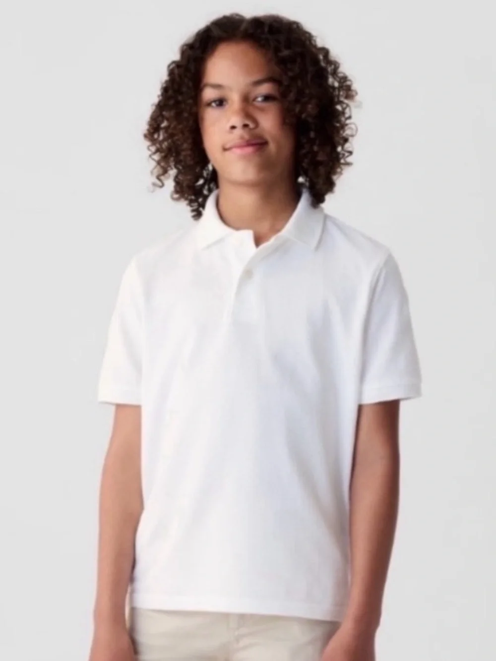 GAP White Boy’s Polo Shirt